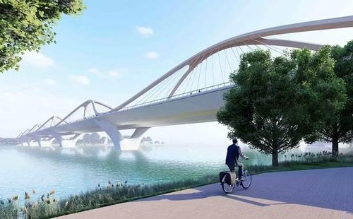 Phối cảnh cầu Trần Hưng Đạo.