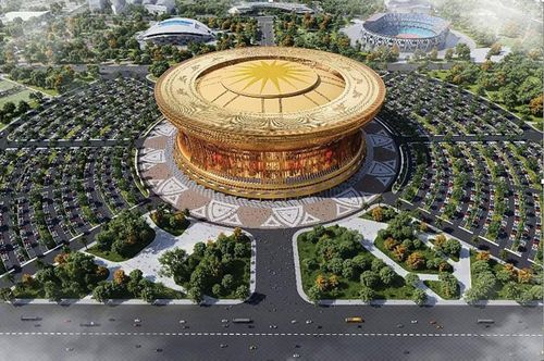 Phối cảnh khu thể thao Olympic.