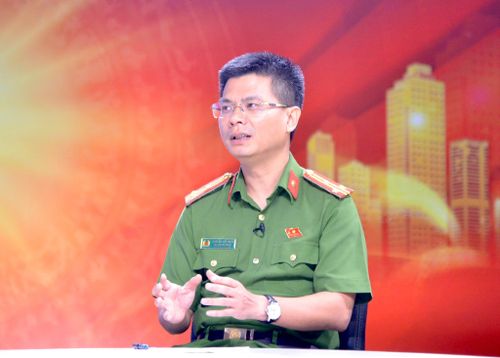 Thượng tá Nguyễn Thế Nhật, Phó Trưởng phòng Cảnh sát điều tra tội phạm về ma túy, Công an thành phố Hà Nội. Ảnh: Viết Thành