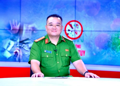 Thượng tá Bùi Anh Vũ, Trưởng cơ sở cai nghiện ma túy số 1, thành phố Hà Nội. Ảnh: Viết Thành
