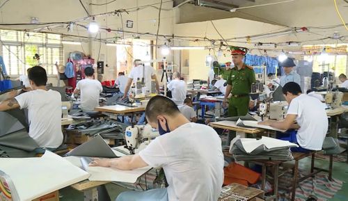 Các học viên được học nghề tại các cơ sở cai nghiện của Hà Nội. Ảnh: Nguyễn Thu