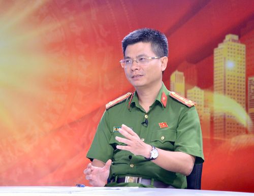 Thượng tá Nguyễn Thế Nhật, Phó Tưởng phòng Cảnh sát điều tra tội phạm về ma túy, Công an thành phố Hà Nội. Ảnh: Viết Thành