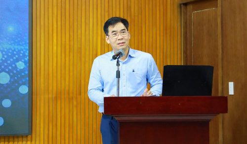 TS. Lê Trường Sơn, Hiệu trưởng ULAW nhấn mạnh đây là chương trình khởi động chuỗi hoạt động triển khai Luật Bảo vệ dữ liệu cá nhân
