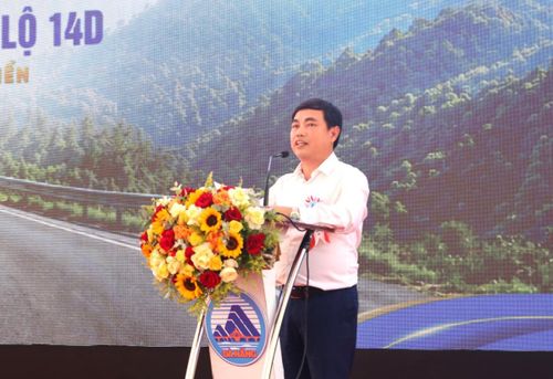 Ông Nguyễn Văn Thường, đại diện chủ đầu tư phát biểu tại buổi lễ.