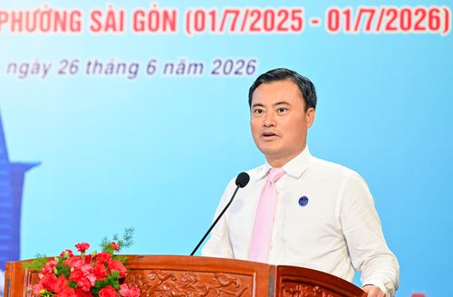 Đồng chí Bùi Xuân Cường phát biểu tại buổi lễ