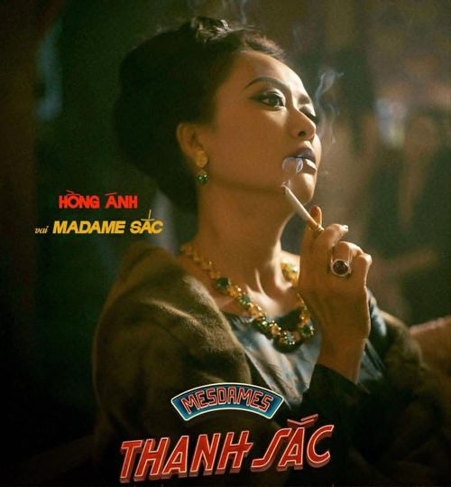 Hồng Ánh vào vai Madame Sắc, bà chủ vũ trường quyền lực trong Mesdames Thanh Sắc. Ảnh: ĐPCC