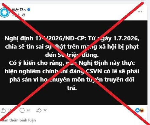 Luận điệu xuyên tạc của các thế lực chống phá.