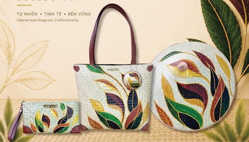 Túi xách làm từ cỏ bàng sẽ có cơ hội quảng bá tại "Huế Thương" 