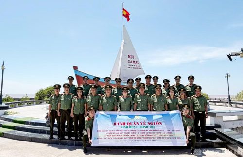 Cụm thi đua An ninh CATP Cần Thơ tổ chức về nguồn tại Đất mũi Cà Mau, chào mừng kỷ niệm 80 năm Ngày truyền thống lực lượng ANND (12/7/1946 - 12/7/2026).