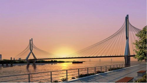  Phối cảnh kiến trúc cầu Tứ Liên - Ảnh do chủ đầu tư cung cấp. 