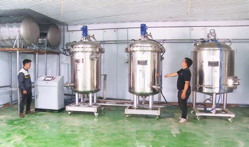 Hệ thống bồn ủ vi sinh tại phân xưởng chế biến phân bón hữu cơ