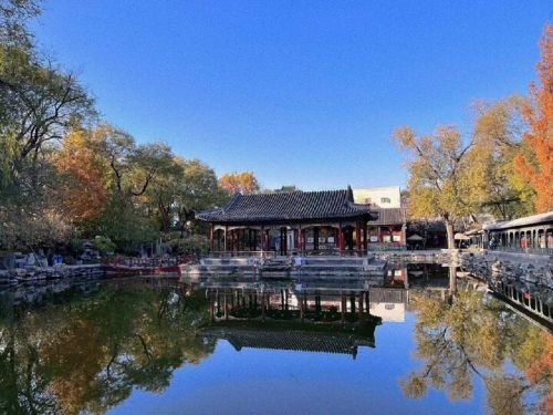 Một góc trong biệt phủ của Hòa Thân còn giữ tới ngày nay.