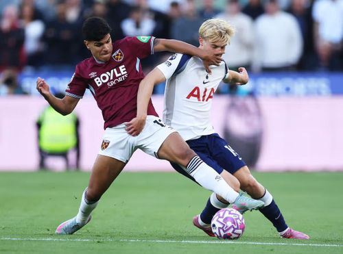  Mateus Fernandes có khả năng cao sẽ chuyển đến Tottenham. ẢNH: MIRROR/GETTY 