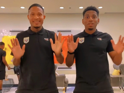  Davis nổi tiếng trên mạng xã hội và World Cup nhờ những clip nhảy. Nguồn: Tiktok ericdavis31 