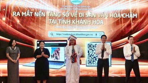 Ra mắt nền tảng số về di sản văn hóa Chăm tại Khánh Hòa.