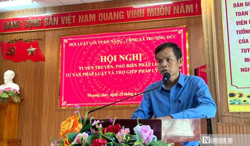 Ông Nguyễn Hữu Lân, Phó Chủ tịch UBND xã Thượng Đức, cho rằng việc giải thích pháp luật trực tiếp giúp người dân tháo gỡ nhiều vướng mắc phát sinh trong đời sống.