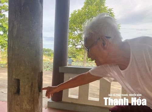 Dấu tích còn lưu lại sau những lần trùng tu đình Thiết Đinh.