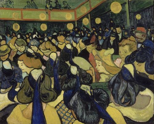  Bức tranh Vũ trường ở Arles của Van Gogh. Ảnh: wikimedia 