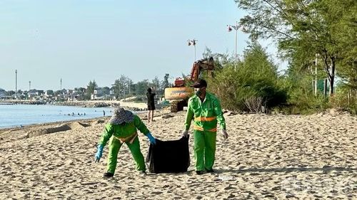 Nhận thức bảo vệ môi trường biển sạch, đẹp dần trở thành thói quen của cư dân phường Đông Hải.