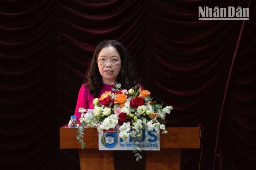Phó Giáo sư, Tiến sĩ Nguyễn Thị Yên, Giám đốc Trung tâm nghiên cứu và bảo tồn văn hóa tín ngưỡng Việt Nam. (Ảnh: MINH DUY)