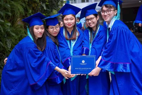 Sinh viên Trường Đại học Luật TP Hồ Chí Minh trong ngày nhận bằng tốt nghiệp. Ảnh/Internet.
