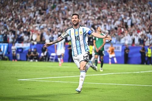Lionel Messi tiếp tục khẳng định vị trí "vua" trong đội hình Argentina. Ảnh: Getty.