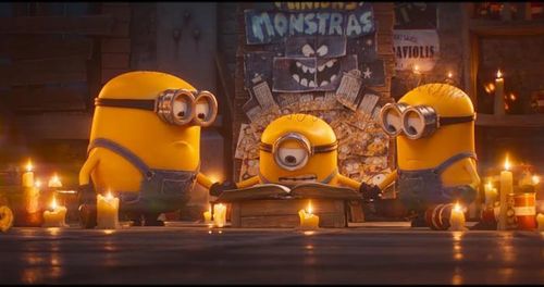 Hollywood hào nhoáng trở thành sân khấu cho cuộc phiêu lưu mới của Minions. Ảnh: CGV