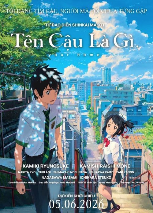 Your Name trở lại rạp với định dạng trình chiếu đặc biệt. Ảnh: NSX