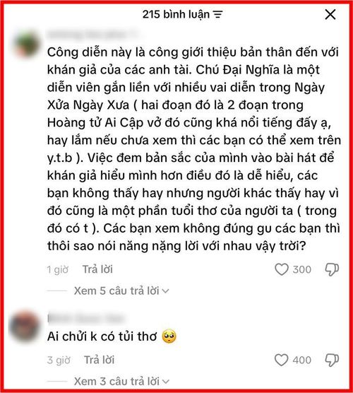 Một bộ phận khán giả vẫn ủng hộ màu sắc riêng của MC Đại Nghĩa tại chương trình.