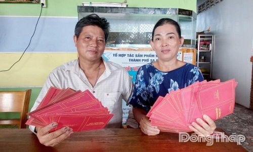 Những Giấy chứng nhận hiến máu tình nguyện được gia đình bà Trần Thị Thi Thơ và ông Nguyễn Tấn Nghiệp lưu giữ như dấu ấn đẹp trên hành trình sẻ chia những giọt máu hồng vì cộng đồng.