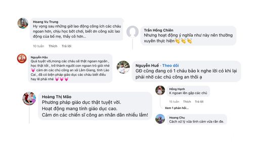 Phương pháp giáo dục mềm của lực lượng công an các xã, phường trên địa bàn tỉnh nhận được sự ủng hộ đông đảo của các nhà trường, phụ huynh học sinh.