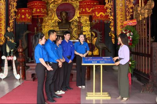 Mã QR tại Khu di tích lịch sử Vàm Nhựt Tảo
