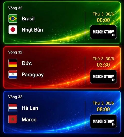 Lịch thi đấu World Cup 2026 ngày 30/6.