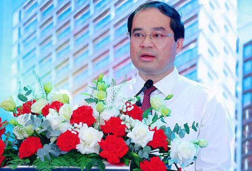 Bí thư Tỉnh ủy Thái Nguyên Trịnh Xuân Trường phát biểu tại lễ khởi công