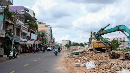 Mặt bằng trên đường Bùi Hữu Nghĩa.