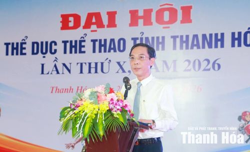 Phó Chủ tịch UBND tỉnh Đầu Thanh Tùng phát biểu bế mạc đại hội.
