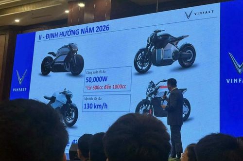 Vinfast sẽ sớm giới thiệu ra thị trường mô tô điện với công suất tới 50kW. Ảnh: PV