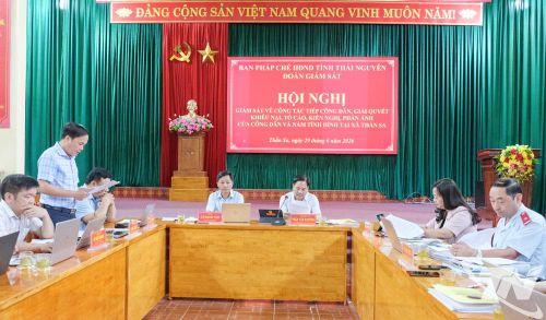 Quang cảnh buổi giám sát.
