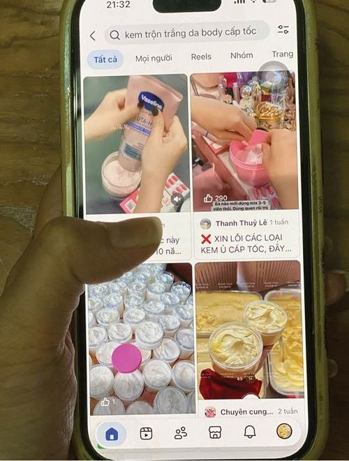 Mỹ phẩm được quảng cáo tràn lan trên mạng xã hội