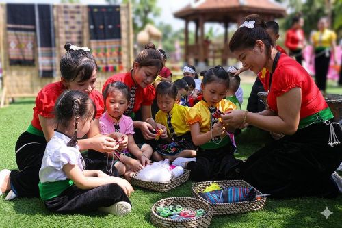 Hoạt động trải nghiệm, giáo dục kỹ năng cho trẻ em, góp phần xây dựng môi trường học tập an toàn và thân thiện. Ảnh nguồn: Laocai.gov.vn