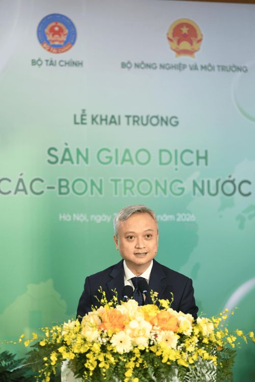 Chủ tịch HNX Nguyễn Anh Phong phát biểu.