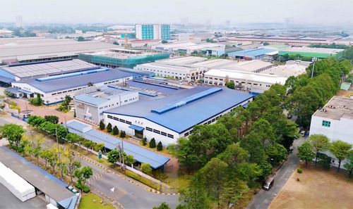 Một góc Khu công nghiệp Vsip 1 nằm trên địa bàn TP Hồ Chí Minh.