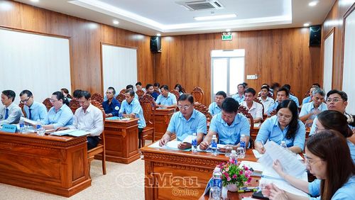Đại biểu tham dự Đại hội đồng cổ đông thường niên năm 2026 của Công ty Cổ phần Cấp nước Cà Mau.