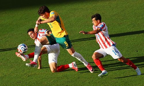 Paraguay chỉ ghi 2 bàn ở vòng bảng. (Ảnh: Reuters)