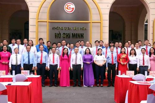 Không gian được xây dựng nhằm tạo điều kiện học tập, nghiên cứu về cuộc đời, sự nghiệp, tư tưởng, đạo đức, phong cách Hồ Chí Minh. Ảnh: Xuân Khu.