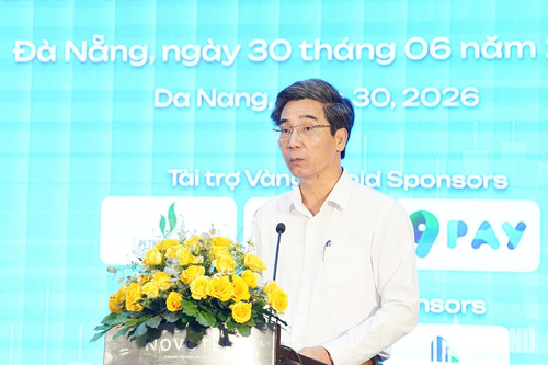  Đồng chí Trần Chí Cường, Phó chủ tịch UBND TP Đà Nẵng phát biểu tại hội thảo. 