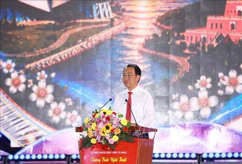 Chủ tịch UBND tỉnh Cà Mau Lữ Quang Ngời phát biểu tại chương trình.