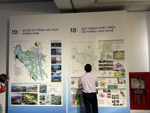 Quang cảnh triển lãm. Ảnh: An Ngọc/Bnews/vnanet.vn
