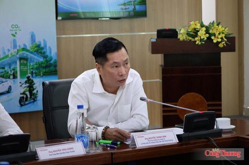 Ông Nguyễn Thành Nam, Phó Cục trưởng Cục Quản lý và Phát triển thị trường trong nước (Bộ Công Thương) đánh giá cao vai trò của truyền thông trong việc tuyên truyền về chủ trương phát triển, sử dụng xăng sinh học E10. Ảnh: Hoàng Chiến