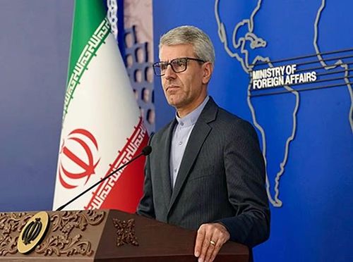 Ông Esmaeil Baghaei, người phát ngôn Bộ Ngoại giao Iran. Ảnh:: X/IRIMFA_EN.